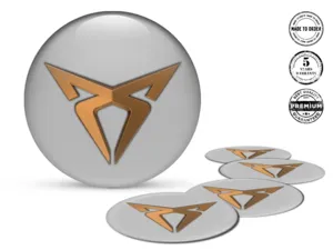 Seat Cupra Decalcomania Ruota Marca Etichette Cupola Pregiate